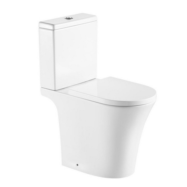 Kameo Comfort Height Open Back Toilet with Slim Soft Close Seat