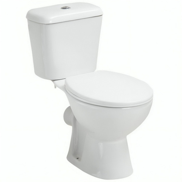 Proton Toilet to Go – Complete Close Coupled Toilet with Soft Close Seat