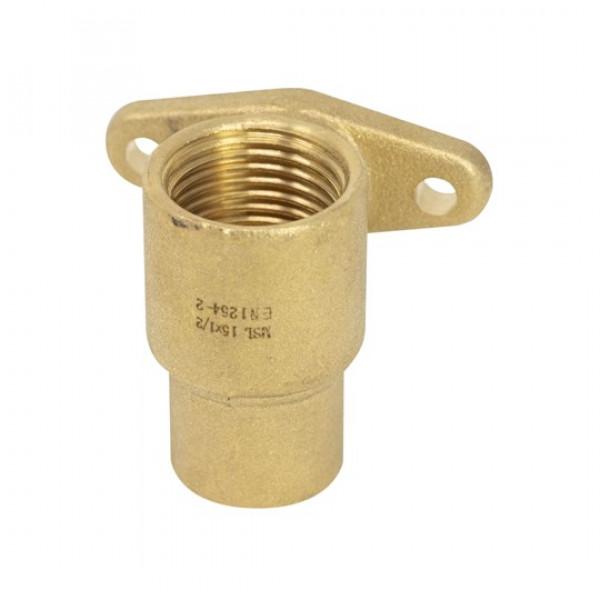 End Feed Strapped Back Plate 1/2" - 15mm