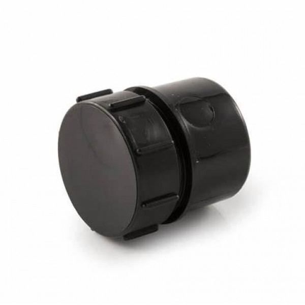 Solvent Weld Access Plug Black 