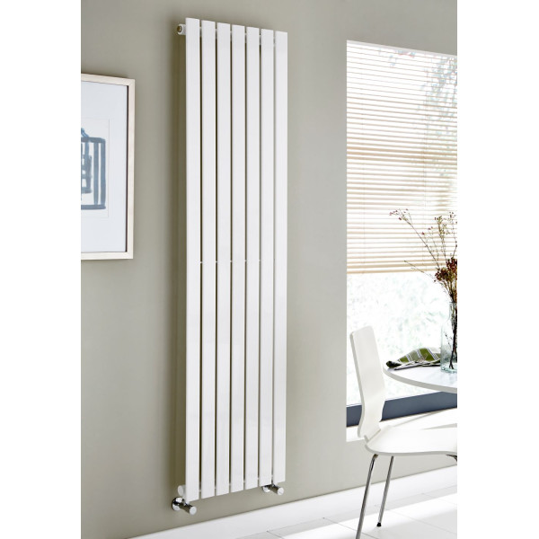 Boston Double Vertical Designer Radiator – White – 1813mm x 560mm