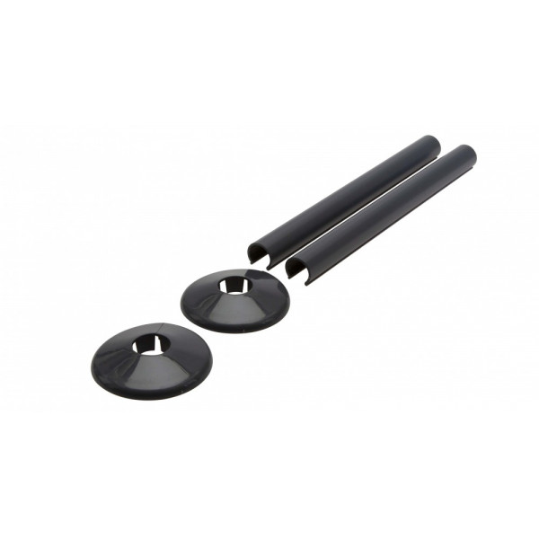 15mm Anthracite Pipe Tail Kit 200mm