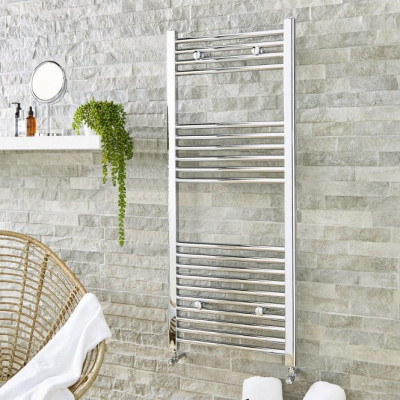 300mm x 1000mm Chrome Towel Rail 