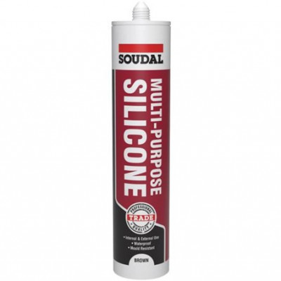 Soudal Brown Silicone 