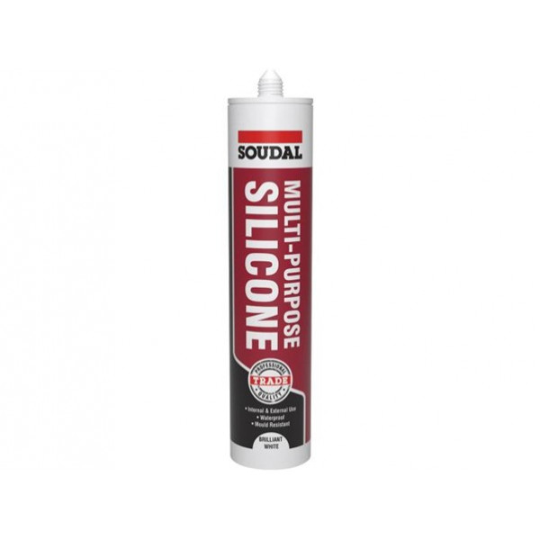 Soudal White Silicone 