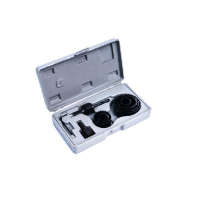 11 Piece Carbon Steel Hole Saw Kit | Multi-Size Hole Cutter Set with Carry Case