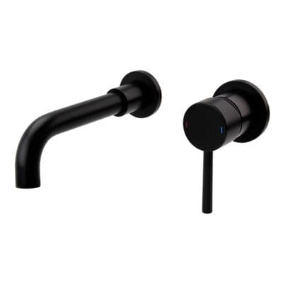 Nero Round Wall Mounted Basin Mixer 