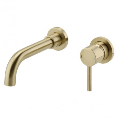 Ottone Wall Mounted Mono Basin Mixer 