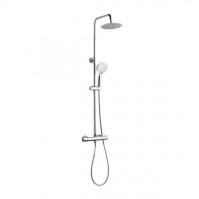 Plan Thermostatic Bar Shower With Overhead Drencher 